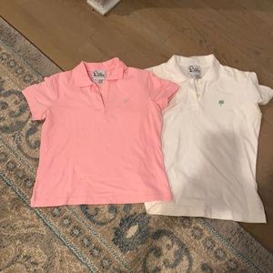 Pair of Lilly Pulitzer polo shirts